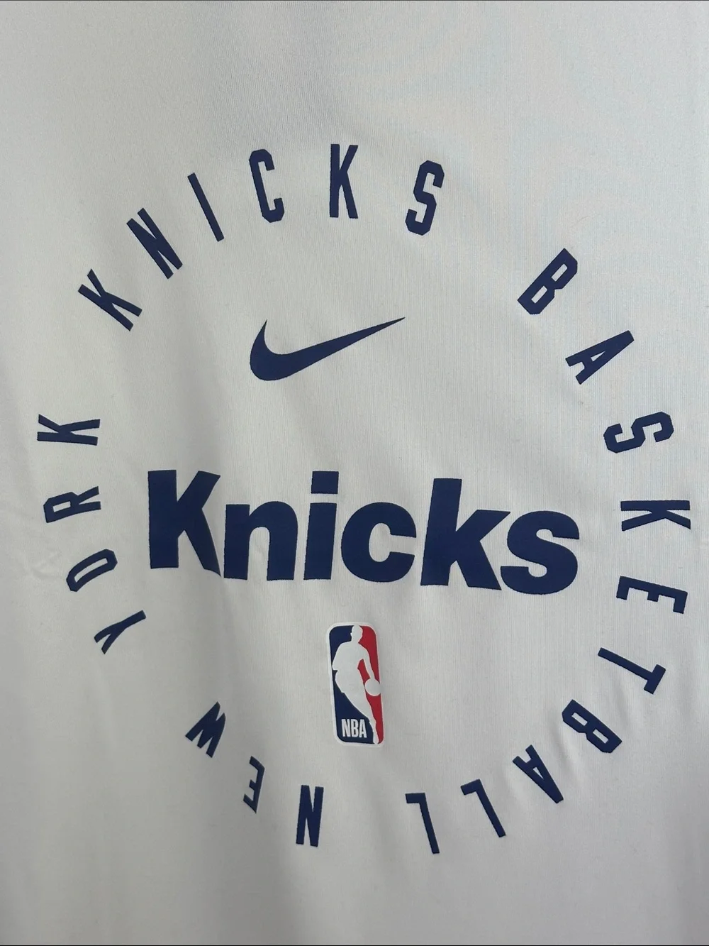 Authentic New York Knicks Nike Legend On-Court Practice Performance Tee NEW!